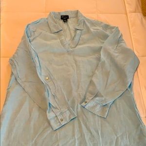 Jones NY Linen Tunic Top